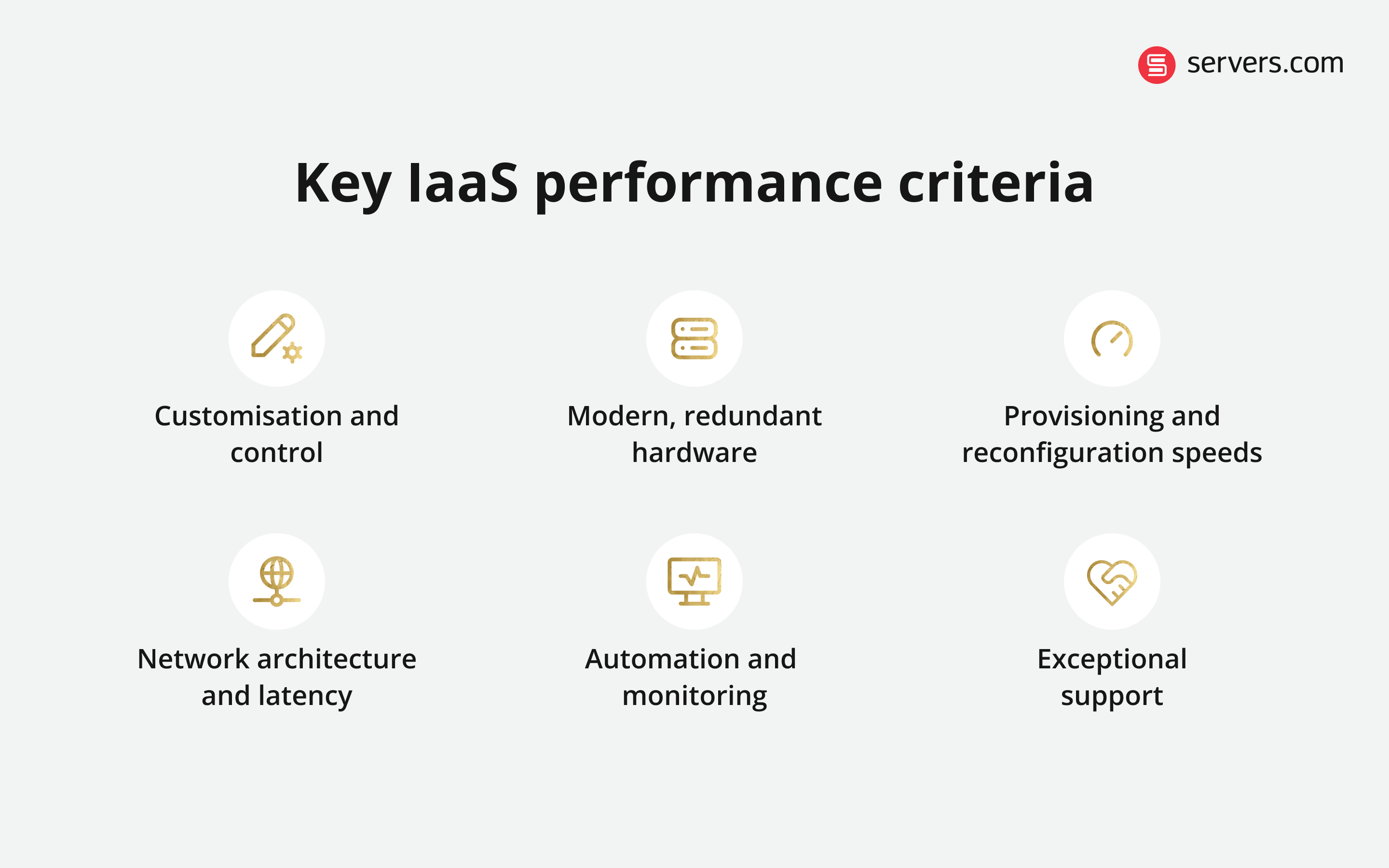 IaaS performance checklist